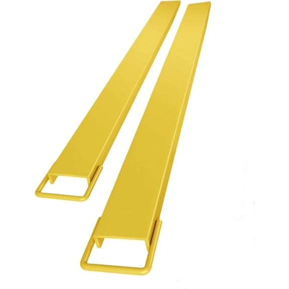 Pinypikaka Pallet Fork Extensions, 72" Length 4.5" Width Forklift Extensions, Heavy Duty Steel Pallet Forklift Extensions, 1 Pair for Forklift Lift Truck Forklift Loaders