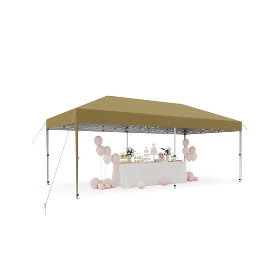 Pinypikaka Pop Up Canopy Tent 10x10ft / 10x20ft, Portable Instant Commercial Canopy for Patio Outdoor Activities