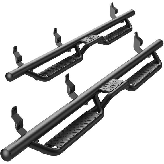 Pinypikaka Running Boards 4inch Side Step Bars Compatible for Dodge Ram 1500 Crew Cab 2019-2021(Exclude 2019-2022 Classic)