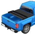 thumbnail image 1 of Pinypikaka Soft Tri-Fold Truck Bed Covers, Tri-Fold Truck Bed Tonneau Cover for Chevy Silverado/GMC Sierra 1500 New Body Style 2014-2019 , Fleetside 5.8FT Bed, 1 of 7