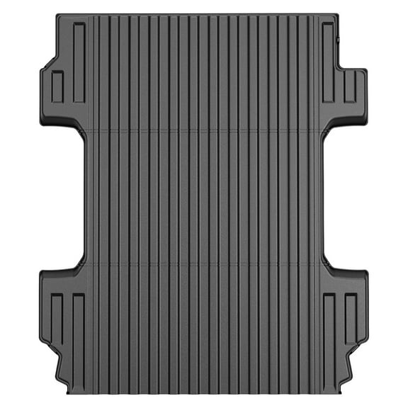 Pinypikaka Truck Bed Mat Compatible for Chevy Silverado/GMCSierra 2500 3500HD 6.8FT Bed 2020 2021 2022 2023 2024, TPE All Weather Pickup Truck Bed Liner Accessories, Black