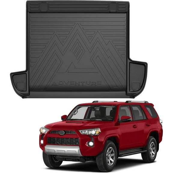 Pinypikaka Trunk Mat Fit for Toyota 4Runner 5-Seat 2010-2024, Car Trunk Protector All-Weather Rear Cargo Area Mat Protective Floor Mat