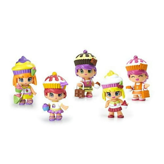 Pinypon Cupcake Cuties Doll Playset (5-Pack)