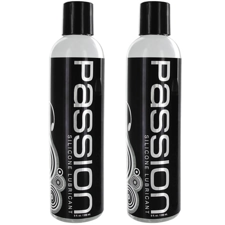 Passion Premium Silicone Lubricant Twin Pack, 16 Fl Oz - Long-Lasting, Non-Sticky Formula, Made in USA, Smooth Application for Comfort - 16 Fl Oz (Pack of Two)