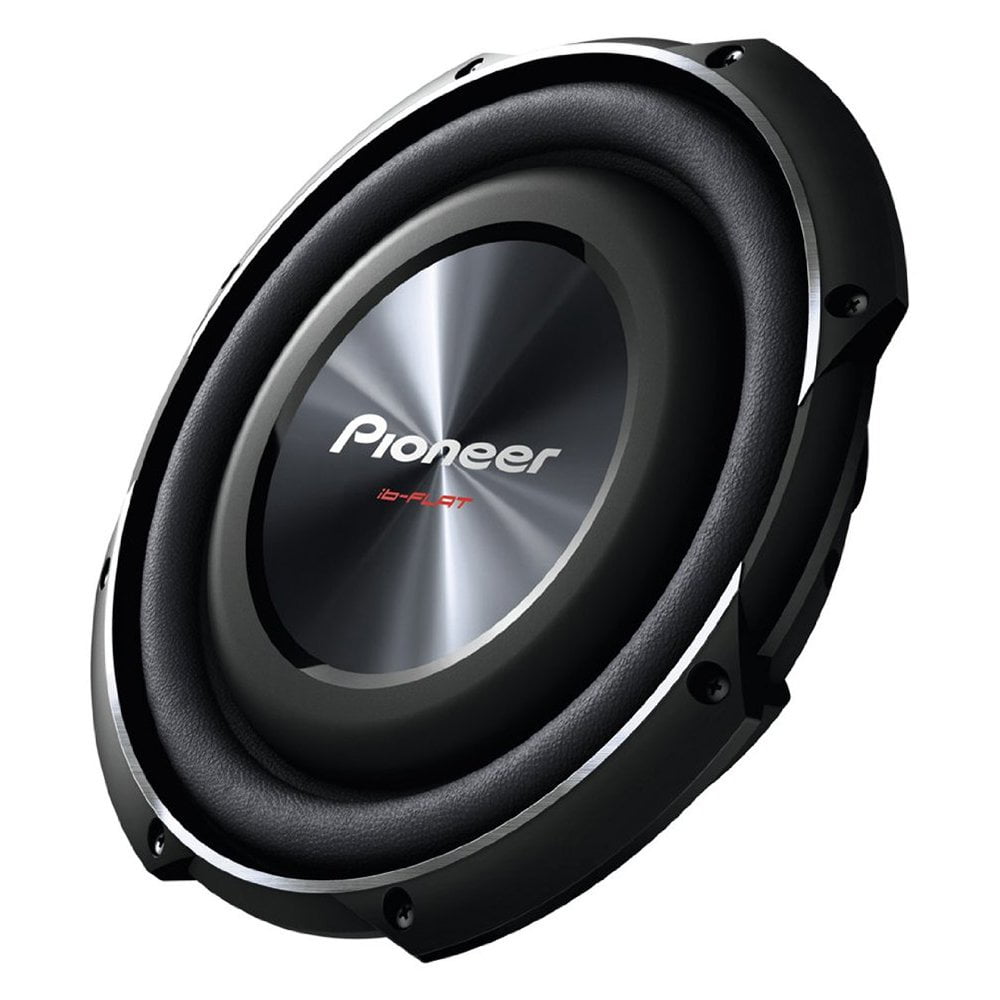 Pioneer 10 Inch 1200 Watt Max Shallow Mount Car Subwoofer, 300 Watts RMS, MICA Resin