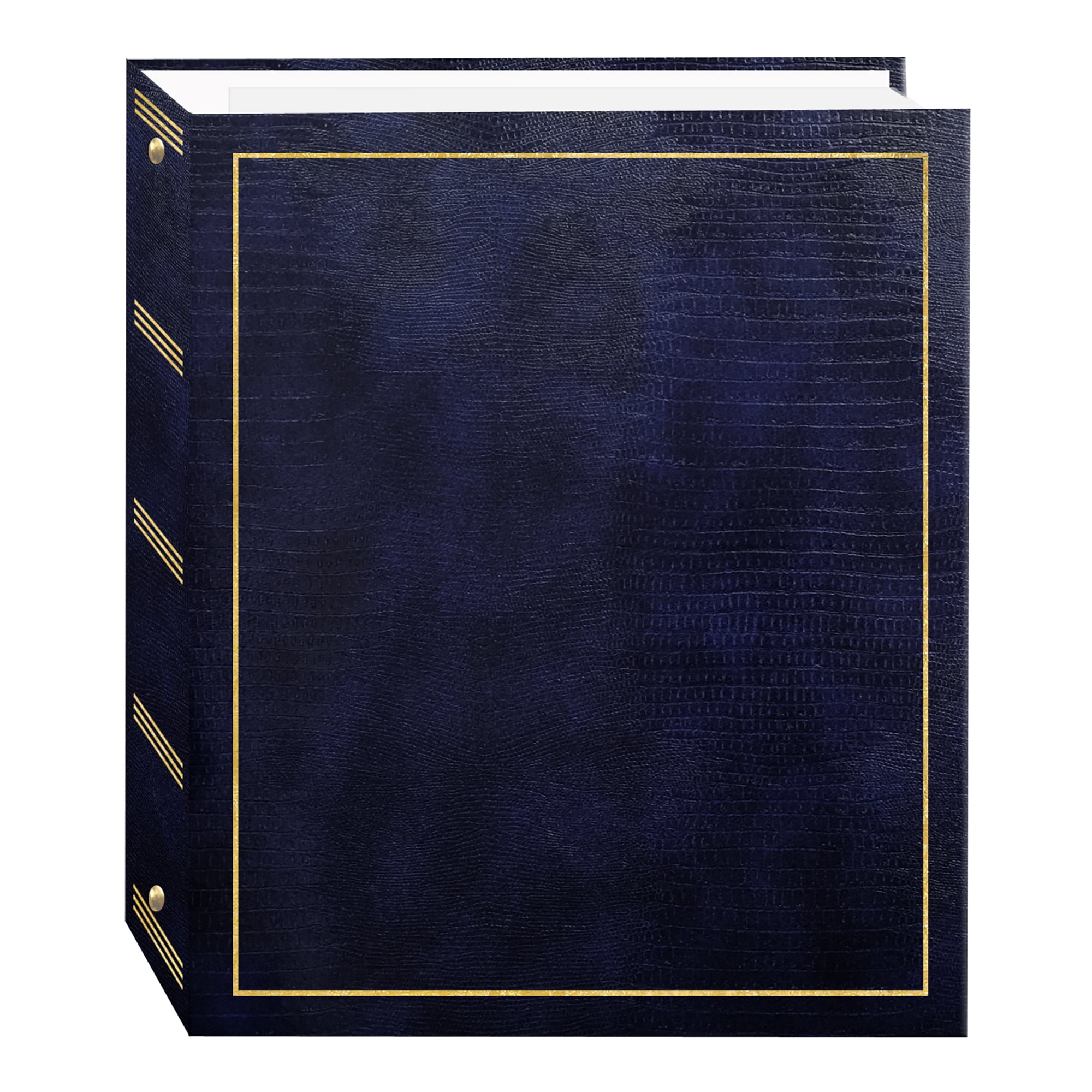 Markeret Frø grill Pioneer 100 Magnetic Page 3-Ring Photo Album, Navy Blue - Walmart.com