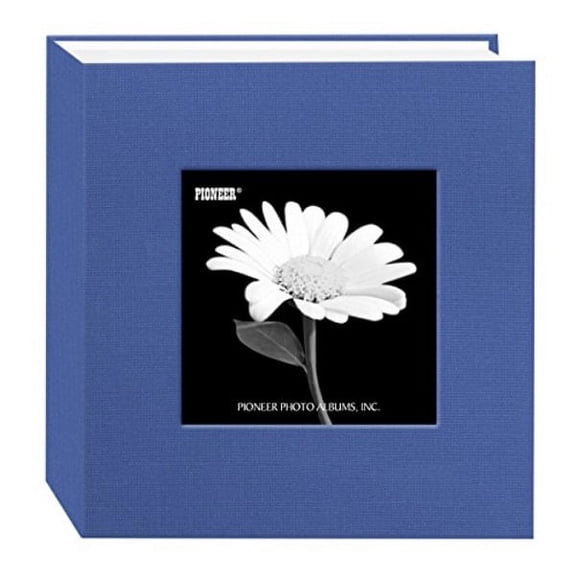 Pioneer 100 Pocket Fabric Frame Cover Photo Album, Sky Blue