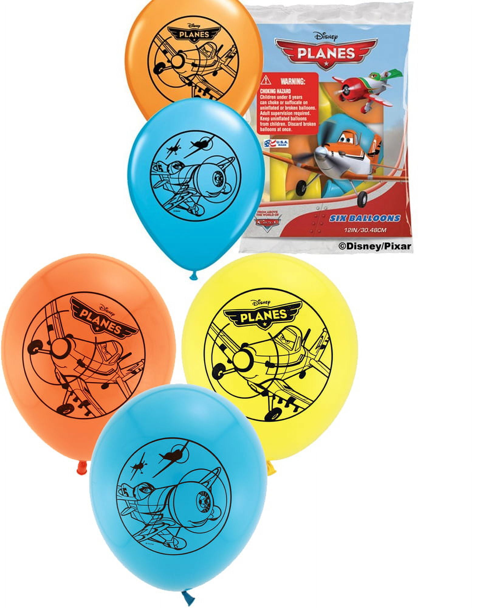 Pioneer - 12 Disney Planes Latex Balloons - Multicolors (6ct)