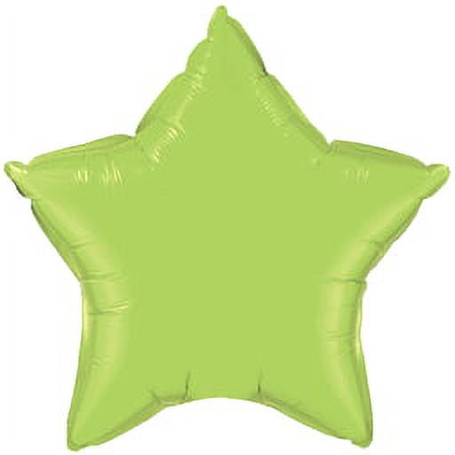 Pioneer 17897 Lime Green Star Foil Balloon