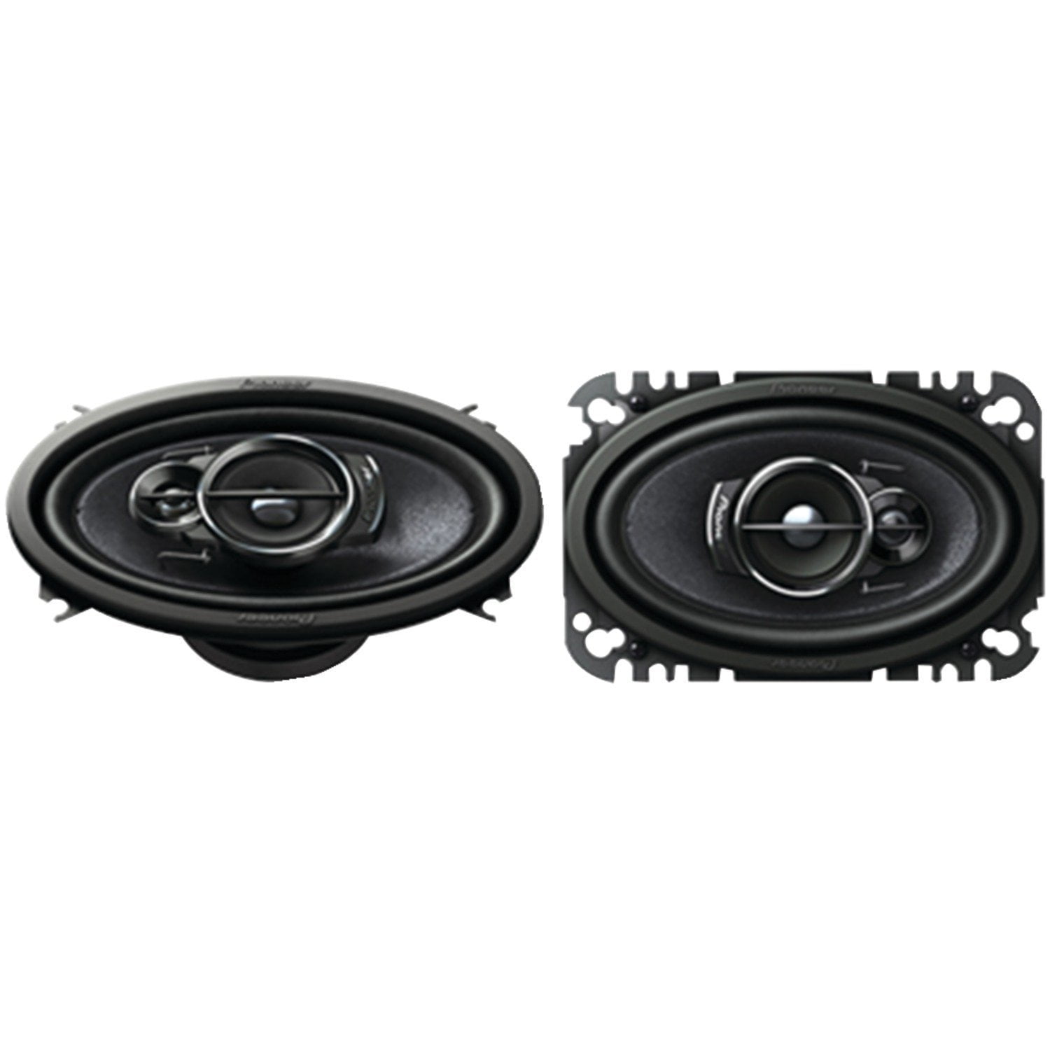 Pioneer 200W 4x6 Inch 3 Way 4 Ohms Coaxial Car Audio Speakers Pair | TS-A4676R