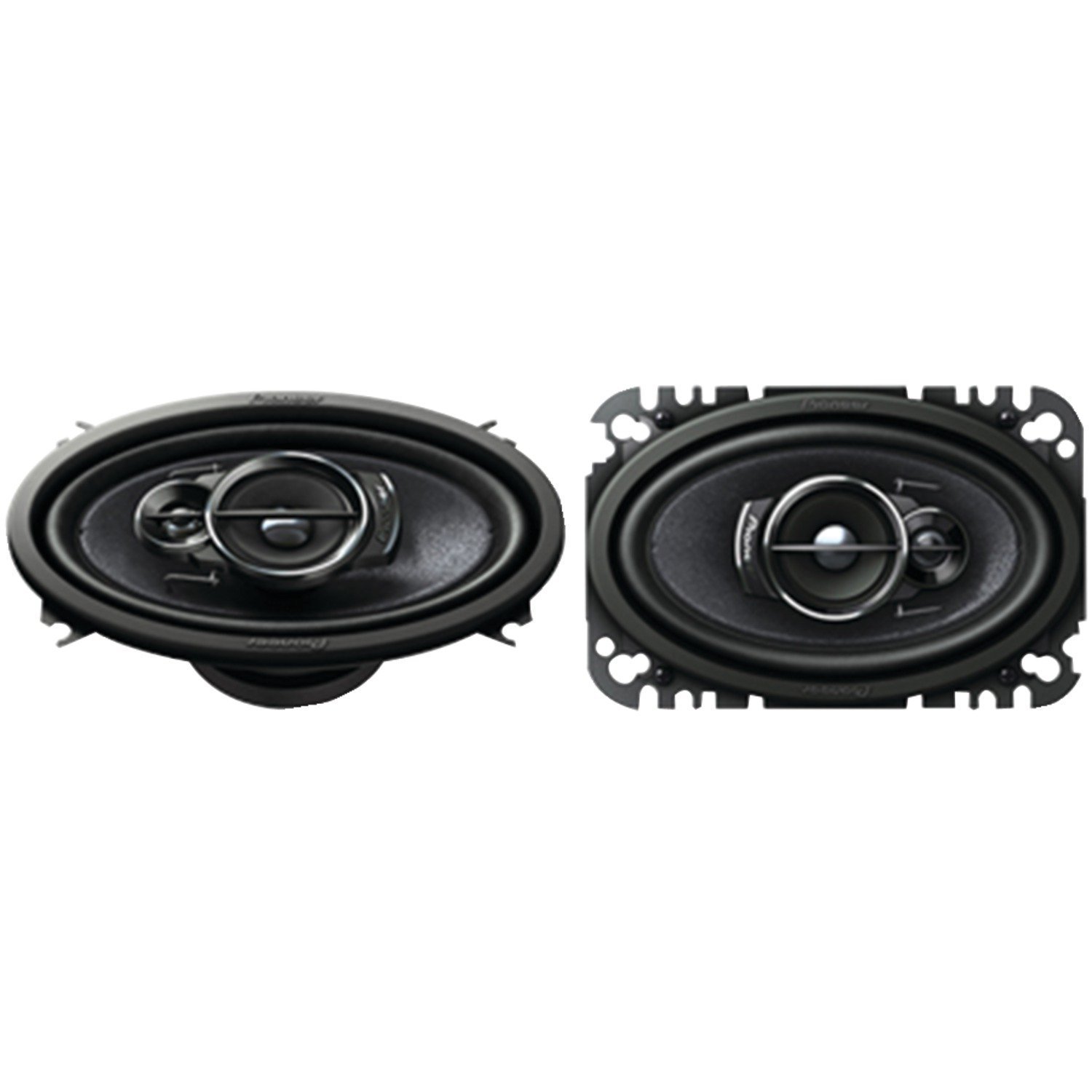 Pioneer 200W 4x6 Inch 3 Way 4 Ohms Coaxial Car Audio Speakers Pair | TS-A4676R - image 1 of 5