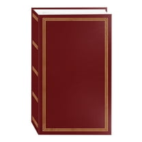 Pioneer 3-Ring 504 Pocket 4x6 Photo Album, Burgundy Red