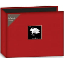 Pioneer 3-Ring Fabric Album 12"X12"-Red
