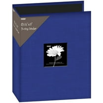 Pioneer 3-Ring Fabric Album 8.5"X11"-Blue