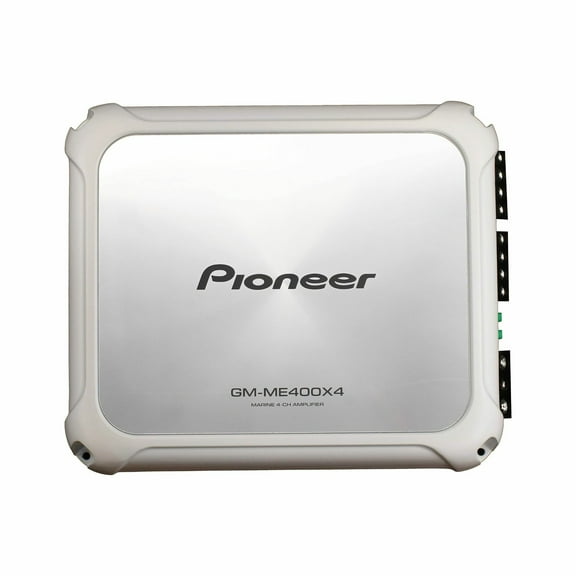 Pioneer 4-Channel - Class D 1200W Max Power Bridgeable Amplifier - Silver