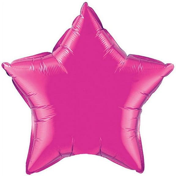 Pioneer 43090 36 in. Shaped Magenta Star Foil Balloon