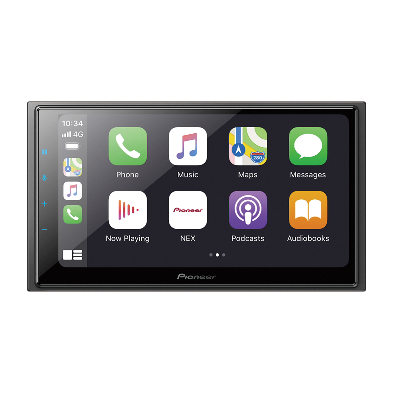 Pioneer 6.8-In. Car In-Dash Unit, Double-DIN Digital Media Receiver with Touch Screen, Apple CarPlay/Android Auto, and Alexa Built-in, DMH-W4660NEX - image 1 of 12