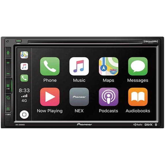 Pioneer AVH-2500NEX Multimedia DVD Receiver with 6.8" WVGA Display, Apple CarPlay™, Android Auto™, Built-in Bluetooth, and SiriusXM-Ready™