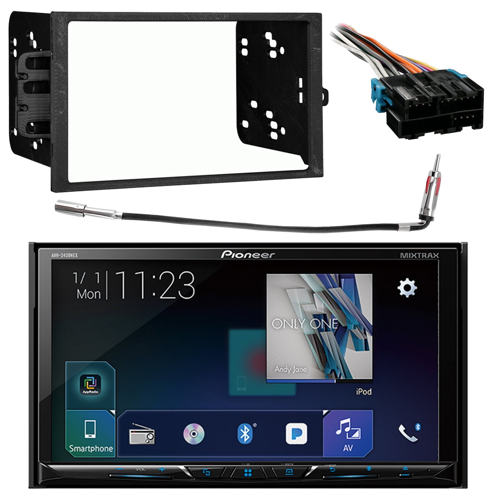 Pioneer 7 Inch Double Din With Apple Carplay & Android Auto (AVH-2400NEX)
