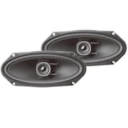 Pioneer A-Series 4-in. x 10-In. 120-Watt 2-Way Full-Range Coaxial Speakers, Black, 2 Pack, TS-A4103