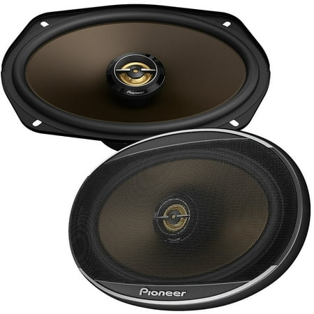 Pioneer - 6" x 9" 2-way Car Speakers Aramid Fiber-reinforced IMPP cone (Pair) - Black