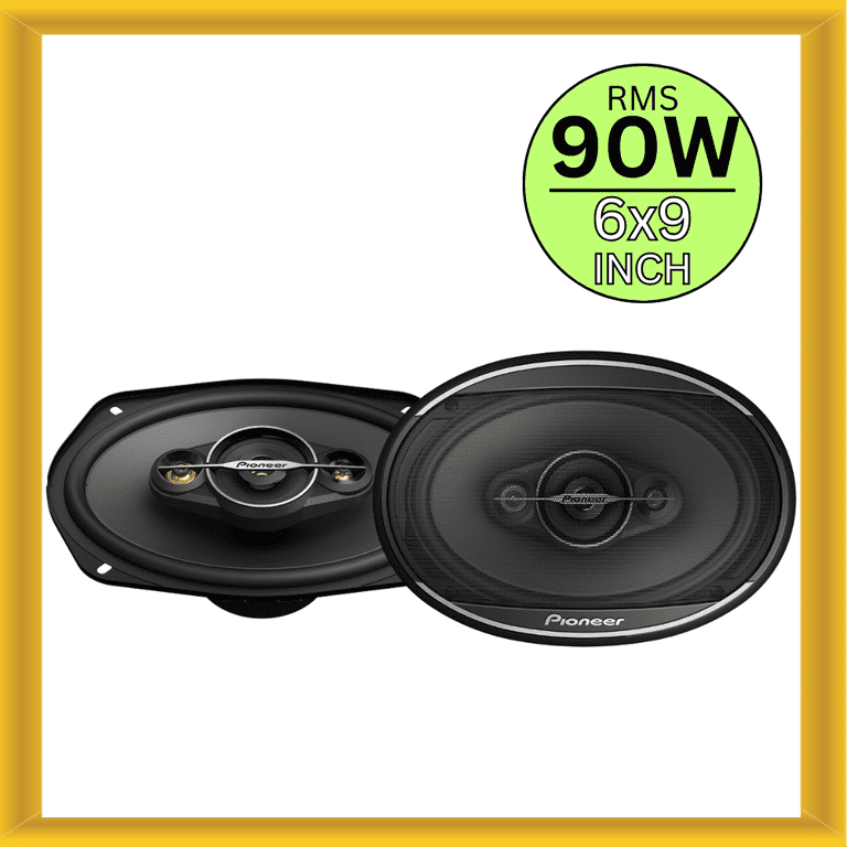 Pioneer A Series TS-A6968S 6×9 90W RMS 650W Max Power 4 Way