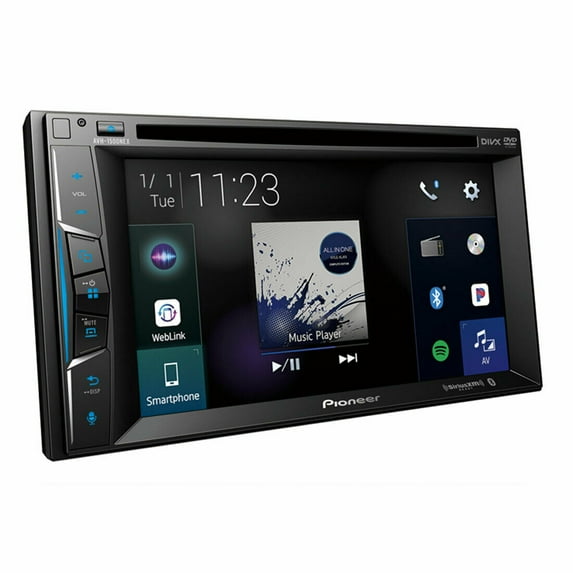 Pioneer AVH-1500NEX 6.2" Double-DIN In-Dash NEX DVD Receiver with Bluetooth, Apple CarPlay & SiriusXM Ready