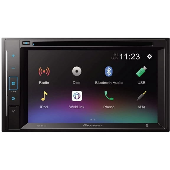 Pioneer AVH-240EX 6.2" Double-DIN DVD Touchscreen Multimedia Receiver Built-in Alexa