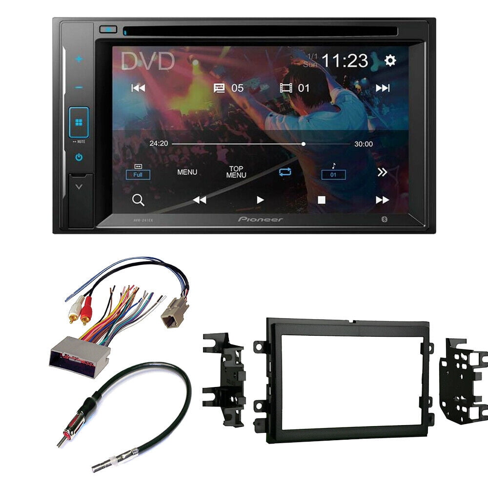 Pioneer AVH241EX Double DIN DVD Receiver Dash install Kit for 2007