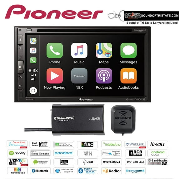 Pioneer AVH-2550NEX 6.8" DVD Receiver with SiriusXM SXV300V1