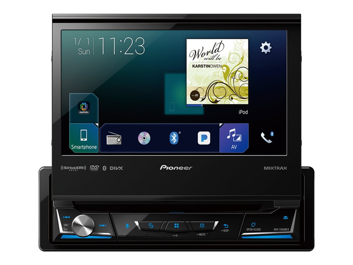 Pioneer AVH3300NEX DVD receiver display 7" touch screen in