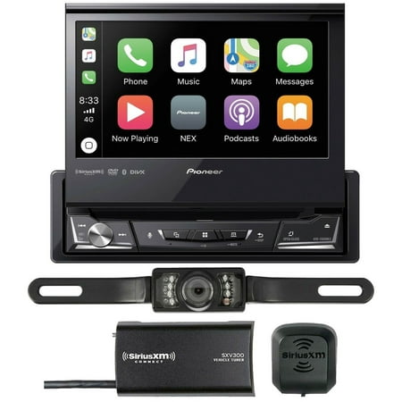 Pioneer AVH-3500NEX DVD Receiver w/SiriusXM Tuner & License Plate Backup Camera