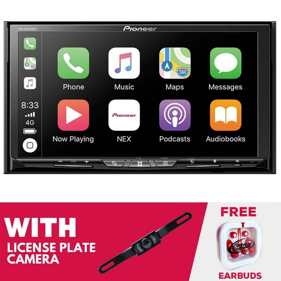 Pioneer AVH-W4500NEX 7" DVD Receiver Car Stereo with Free LP Camera