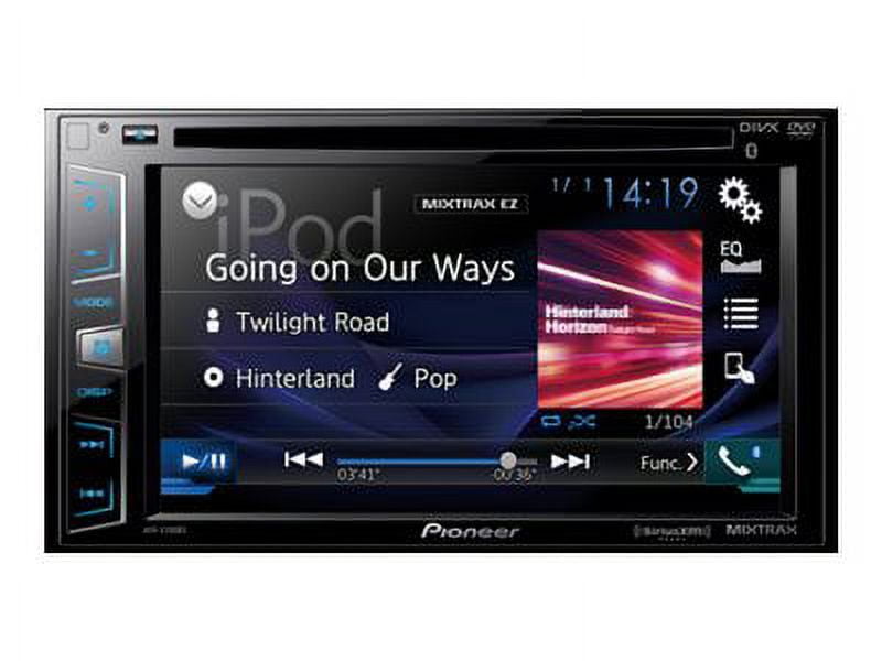 Pioneer AVH-X390BS - DVD receiver - display - 6.2" - touch screen - in-dash unit - Double-DIN - 50 Watts x 4