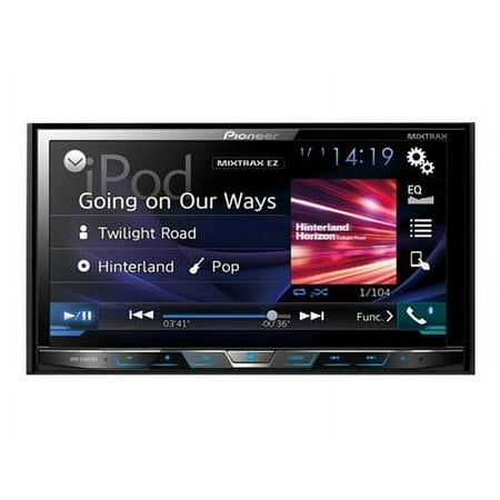 Pioneer 7" Bluetooth Double-DIN In-Dash DVD Receiver, with two 6"x9" 5-way Speakers