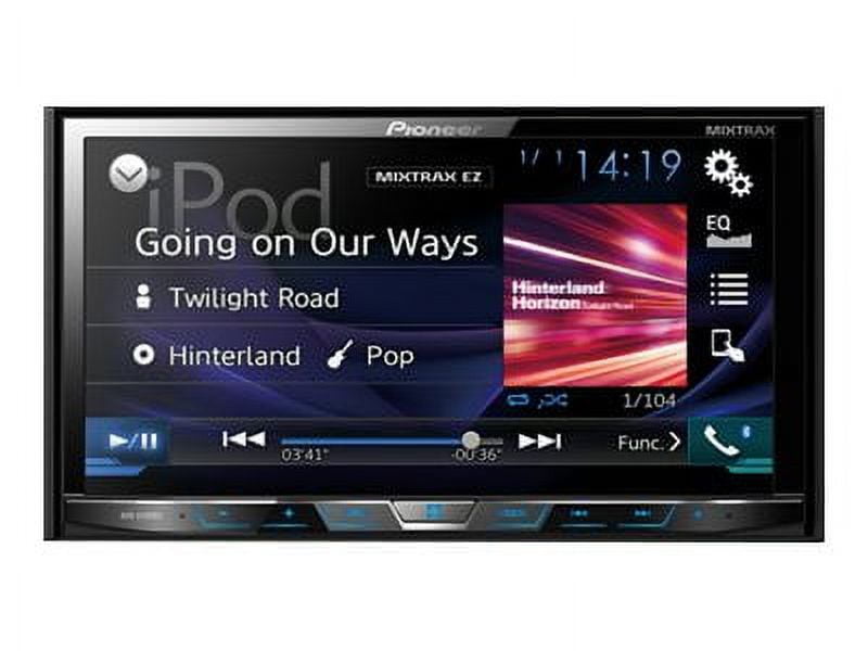 Pioneer AVH-X490BS Double-DIN DVD Receiver with Bluetooth and Touchscreen Display, 7"