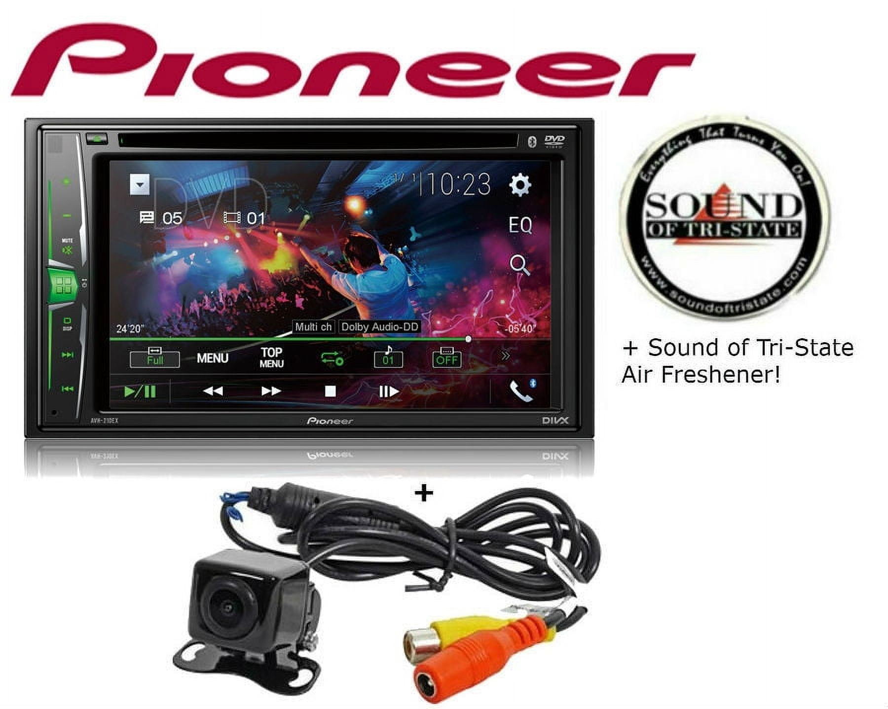 Pioneer AVH210EX w/ Backup cameraDVD Receiver with Backup Camera