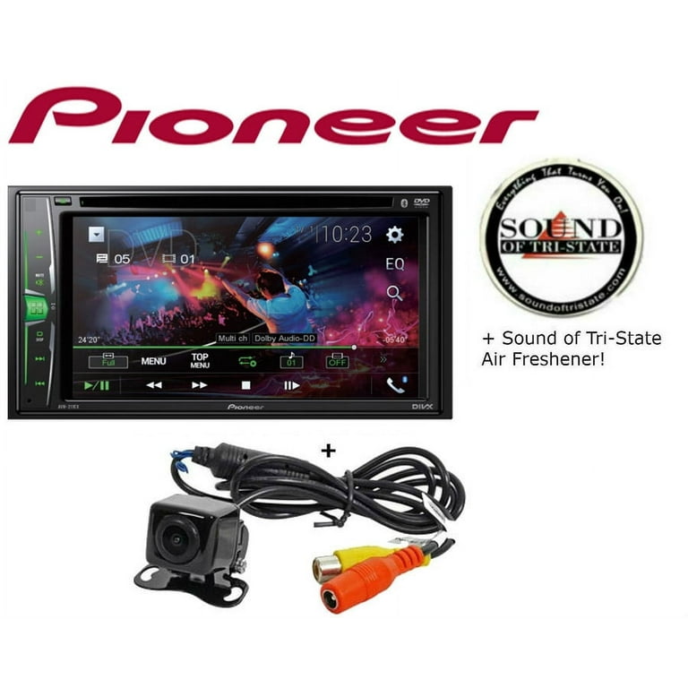 Pioneer Auto Head Unit Multimedia Receiver with Bluetooth, CD