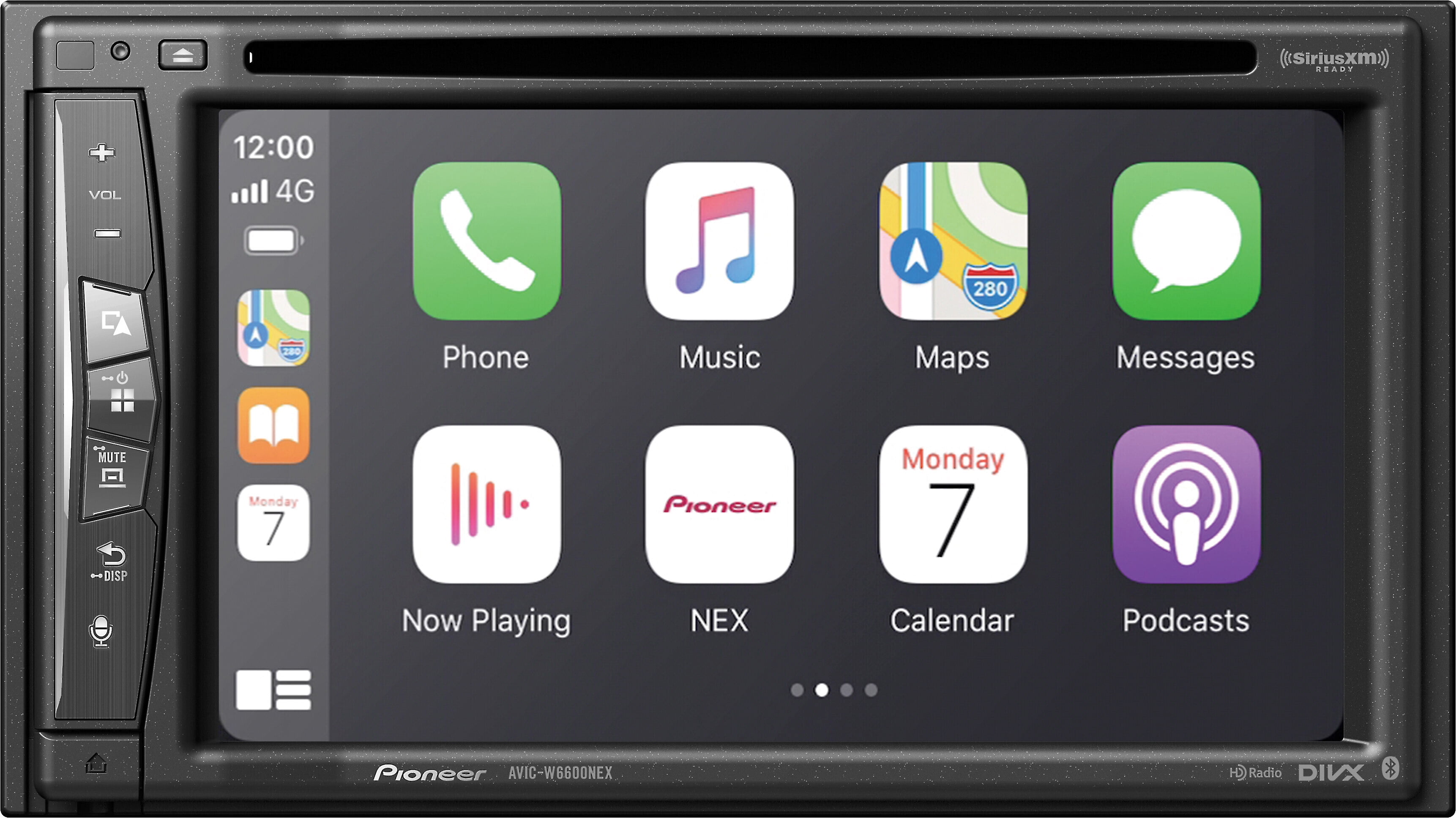 Pioneer AVIC-W6600NEX 6.2" Navigation DVD Receiver w/ Built-in Bluetooth