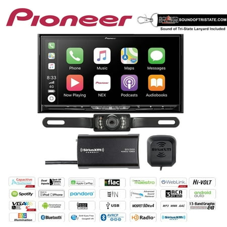 Pioneer AVIC-W8500NEX Navigation w/ SiriusXM Tuner & License Plate Backup Camera