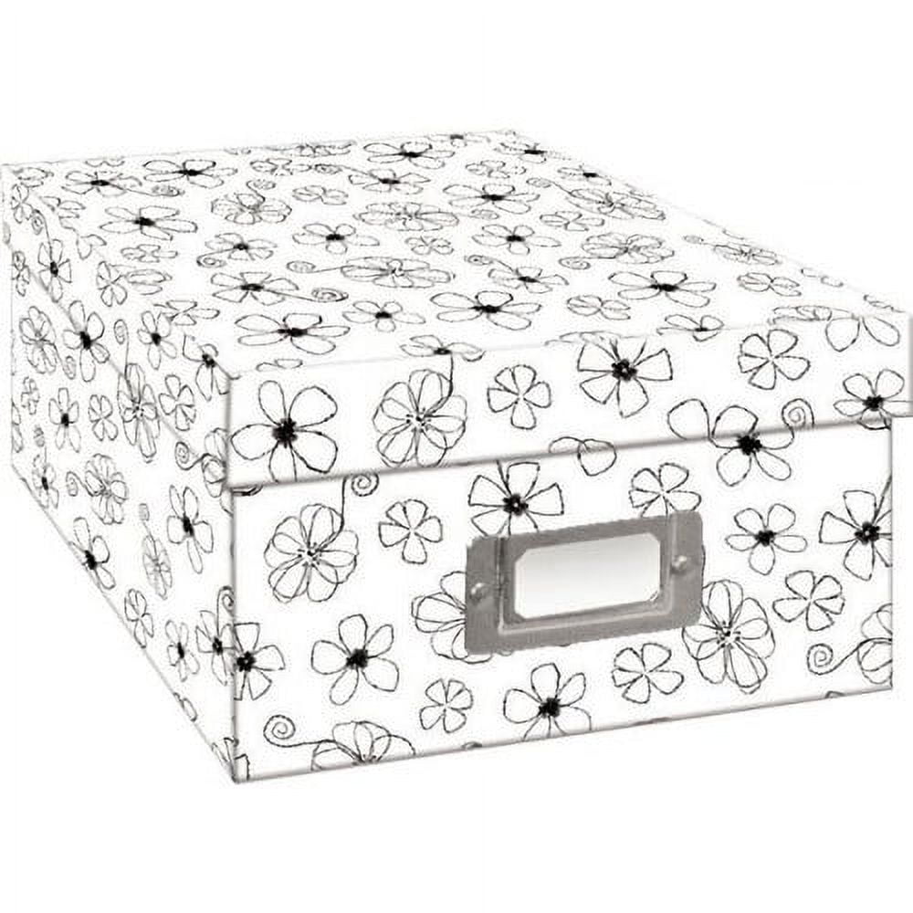 Pioneer Assorted Photo Storage Box, Black/White