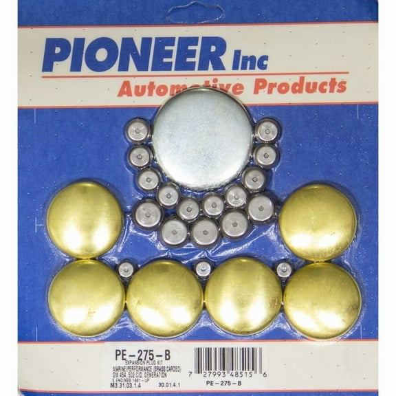 Pioneer BBC Gen V Freeze Plug Kit - Marine - Brass