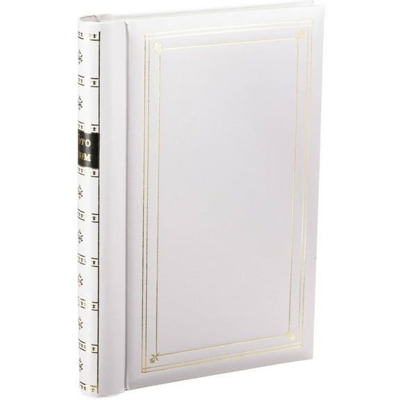 Pioneer Photo Album BDP-35 Bi-Directional Memo Pocket Album, 4x6" 300 Photos, Bright White