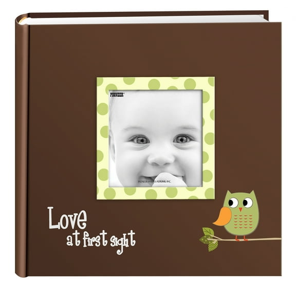 Pioneer Baby Owl 4" x 6" Memory Photo Album, Holds - 200 Pockets
