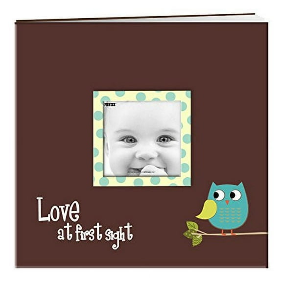 Pioneer Baby Owl Post Bound Album 12"X12"-Blue