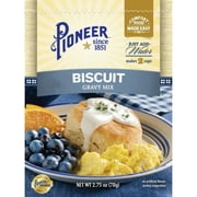 Pioneer Biscuit Gravy Mix, 2.75 oz – Just Add Water for Rich, Creamy Gravy – Perfect for Biscuits, Breakfast, and More!