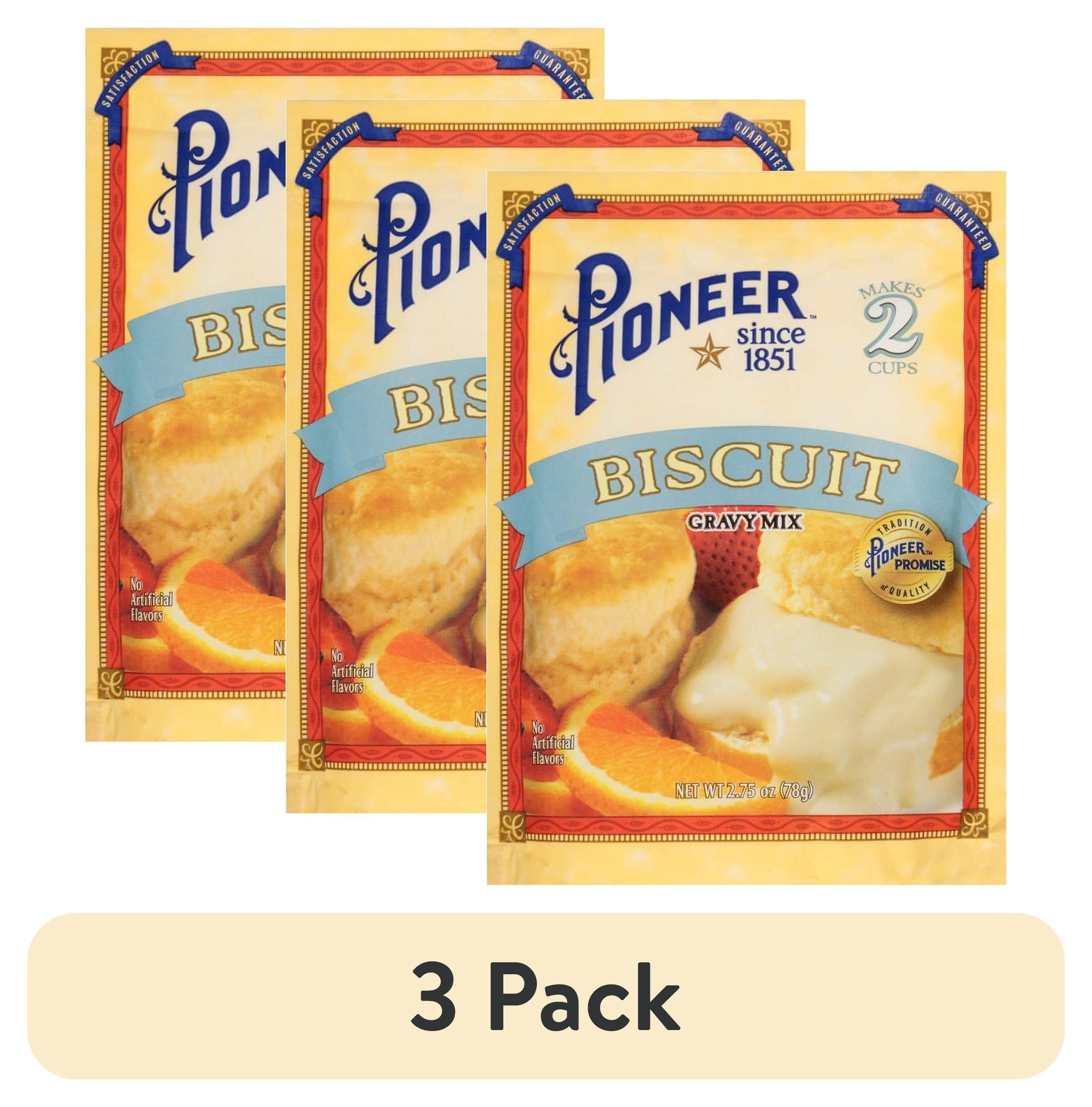 (3 pack) Pioneer Biscuit Gravy Mix, 2.75 oz