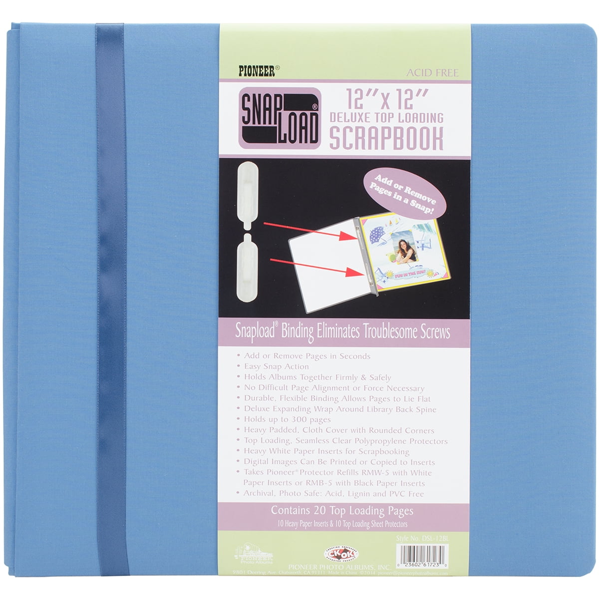 80 Pages Hardcover Kraft Scrapbook Albums Blank Journal for Scrapbooking ( 8x8 Inches)