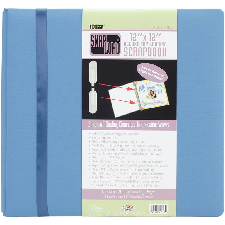 12 x 12 Scrapbook  Scrapbook 12x12 Albums with Clear Pages