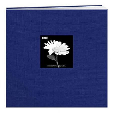 Pioneer Book Cloth Cover Post Bound Album 12"X12"-Cobalt Blue